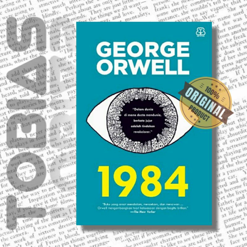 NOVEL 1984 GEORGE ORWELL ORIGINAL - BUKU ORI BENTANG NEW COVER FENOMENAL