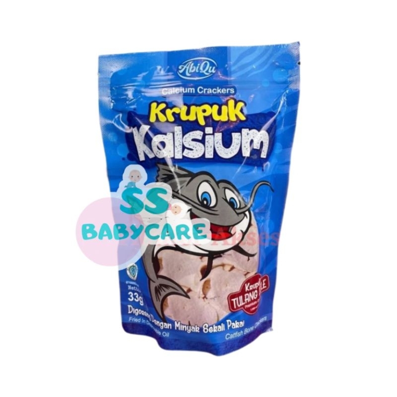 

AbiQu Kerupuk Kalsium Tulang Ikan Lele 33gr - Krupuk Kalsium Bayi Non MSG Non Pengawet