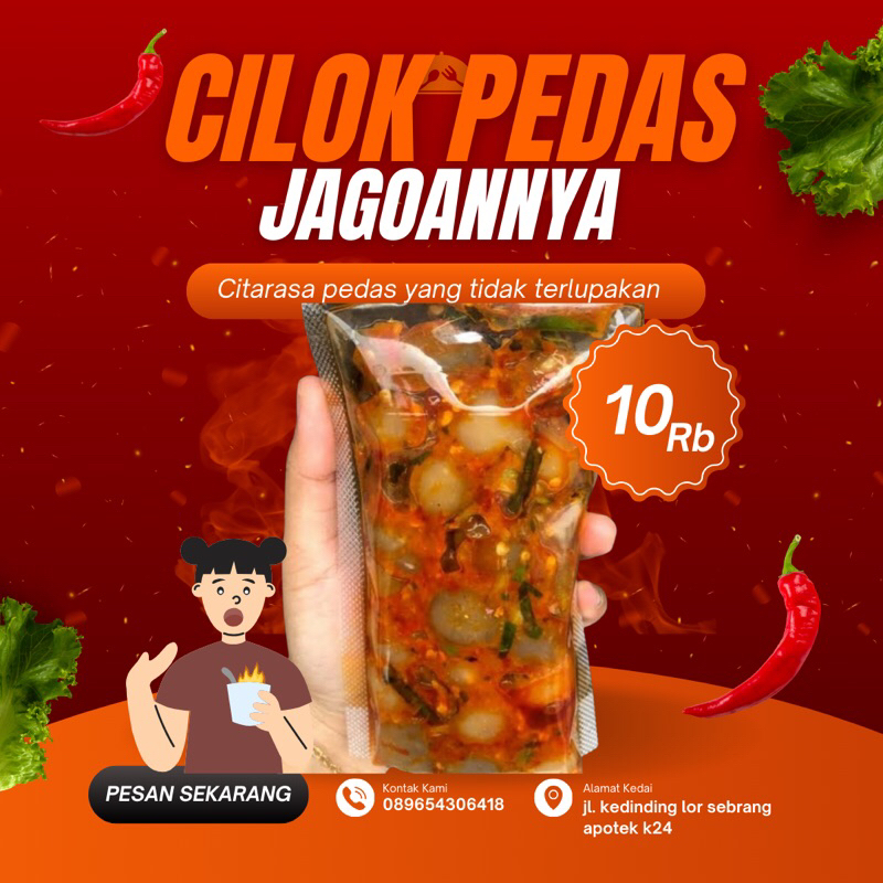 Cilok Mercon Pedas | Pentol Cilok Pedas