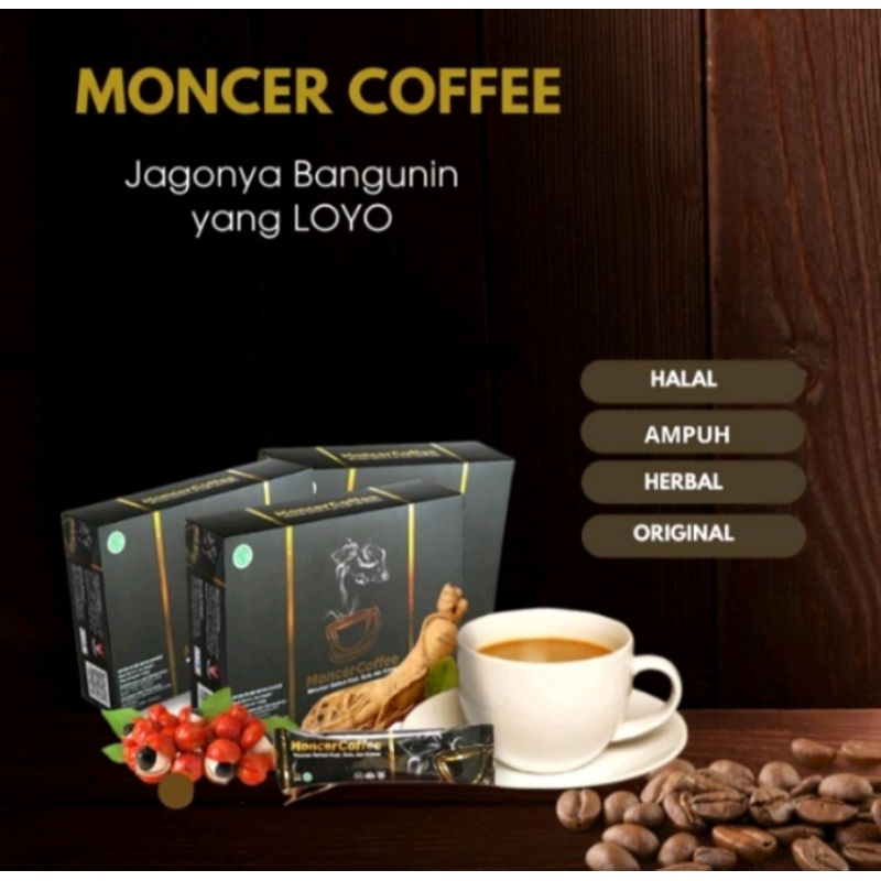 

MONCEER COFFE HERBAL SUDAH BPOM || UNTUK STAMINA PRIA 100% ORIGINAL