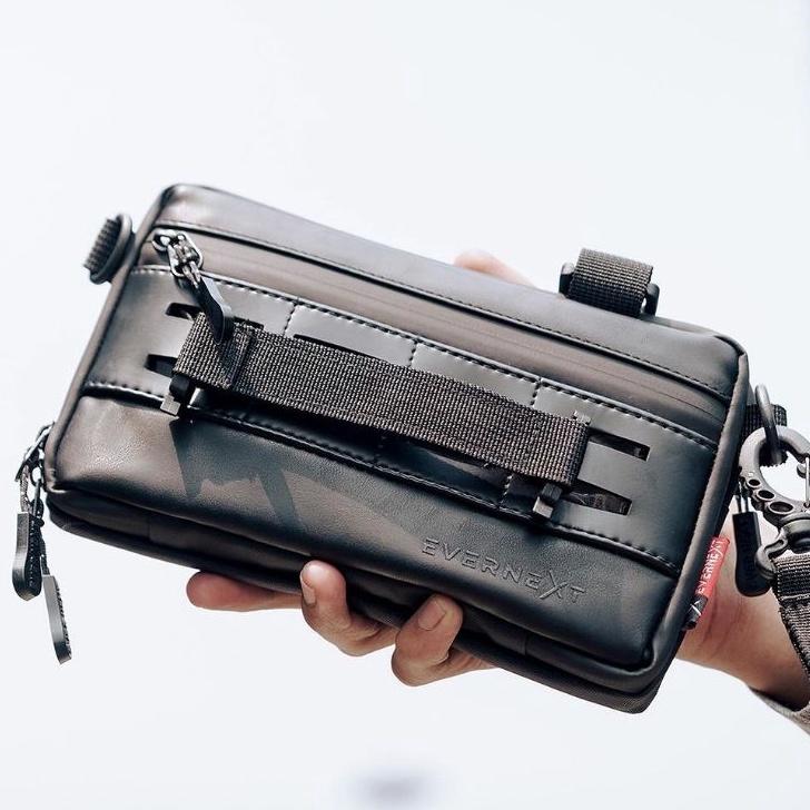 Baru Tas HP Pria Kulit Sintetis Clutch Pria Waterproof