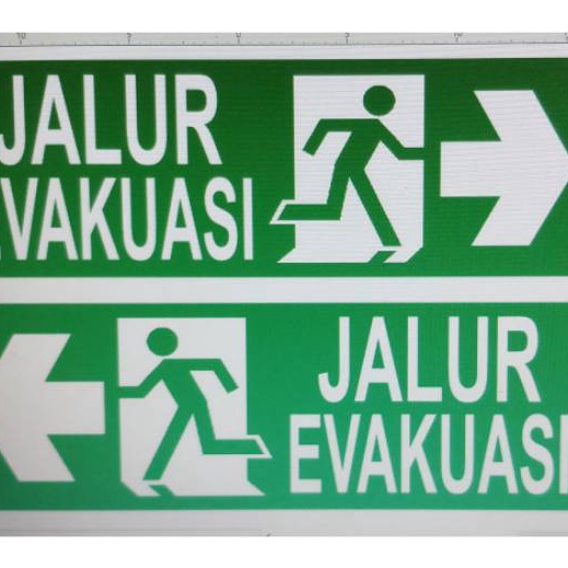 

Eksklusif SnRambu akrilik Jalur Evakuasi 3x95