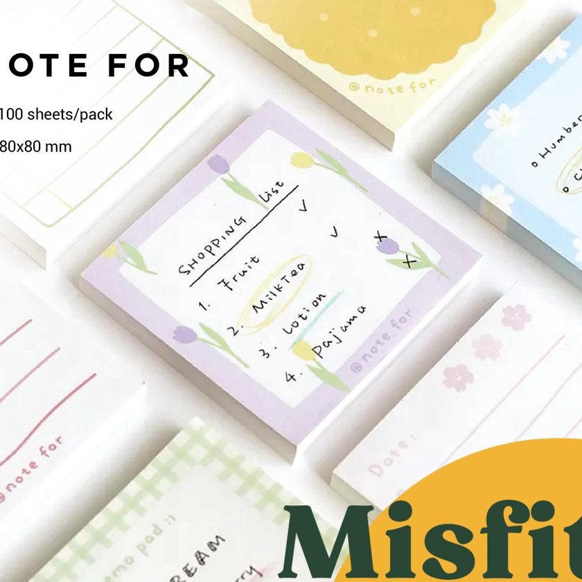 

Eksklusif Note For Memo Pad M Catatan Kecil Motif Lucu Notes Note Notepad
