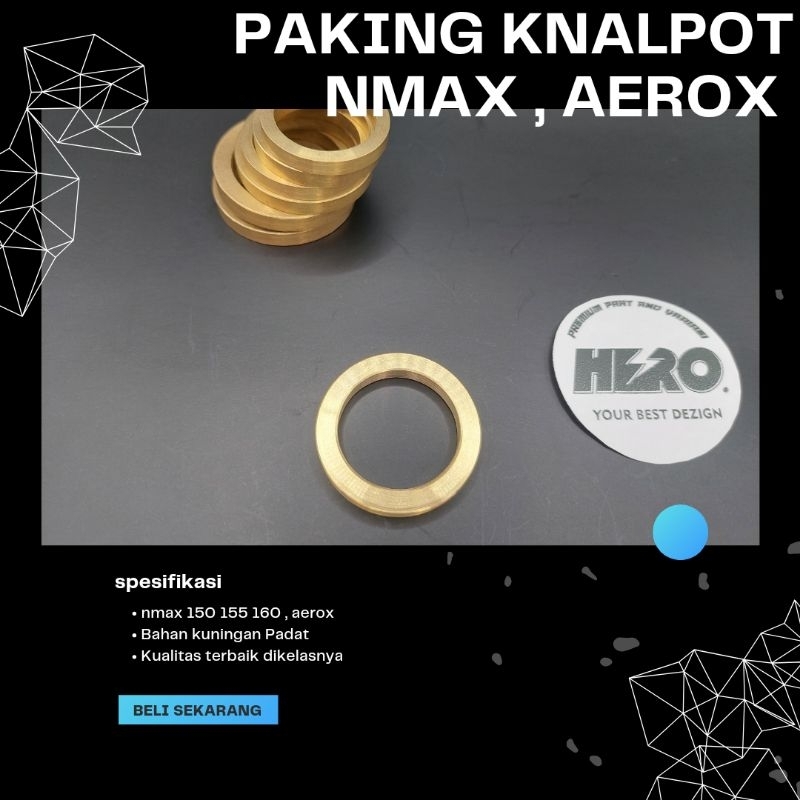 Paking Knalpot Nmax Paking Knalpot Aerox Packing Knalpot Nmax Aerox Bahan Kuningan
