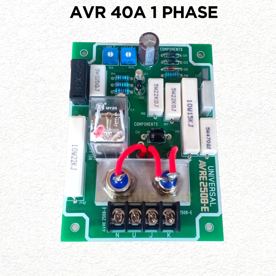 AVR GENSET UNIVERSAL 40A 1 PHASE / AVR Generator 40A 1 phase AVR LOKAL 1 Phase
