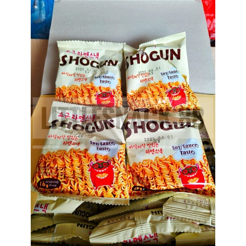 

MIE KREMEZ SHOGUN SOY SAUCE // GRILLED SHRIMP ISI 30 BUNGKUS / BOX