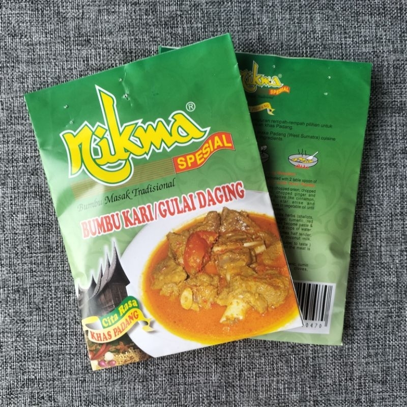 

BUMBU KARI/ GULAI DAGING Bumbu Masak Tradisional NIKMA Spesial 20gr