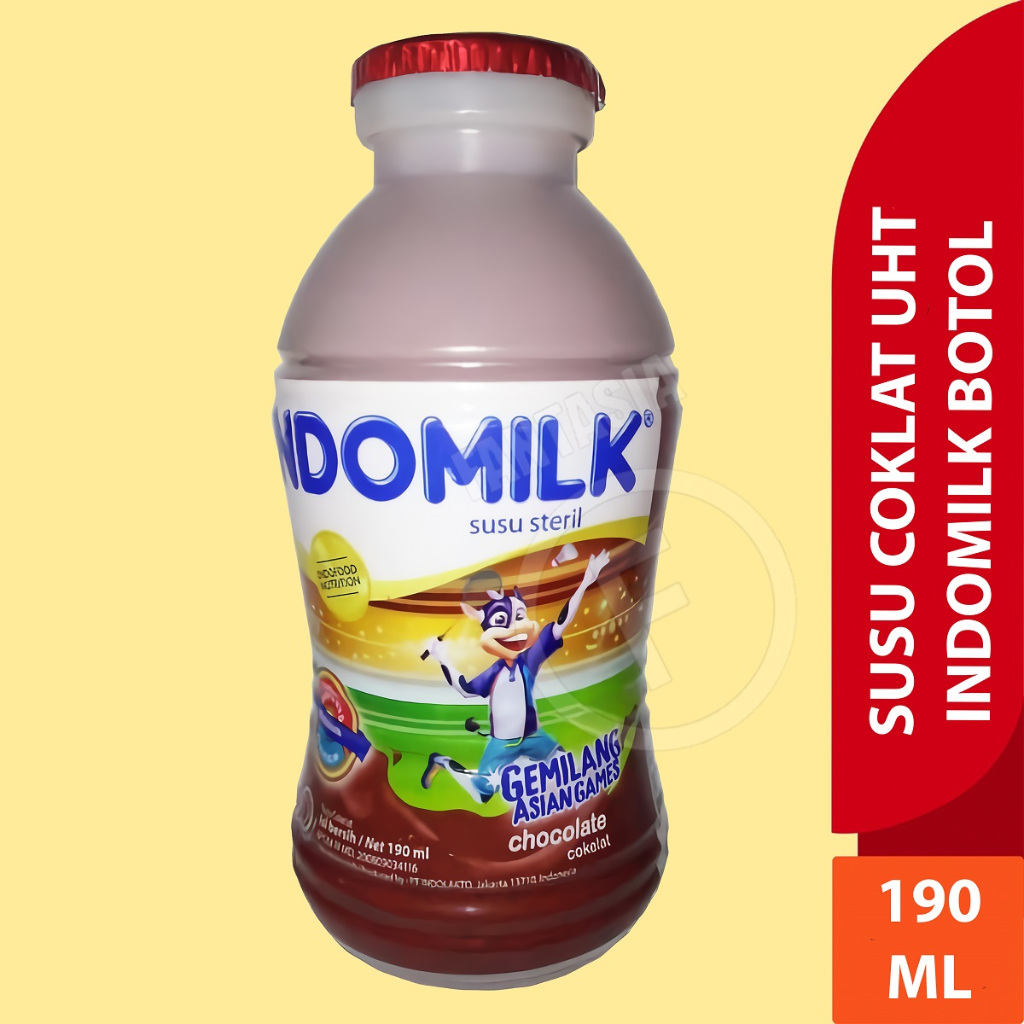 

INDOMILK SUSU UHT COKLAT 190 ML BOTOL FANTASIA DENGAN PAKING AMAN