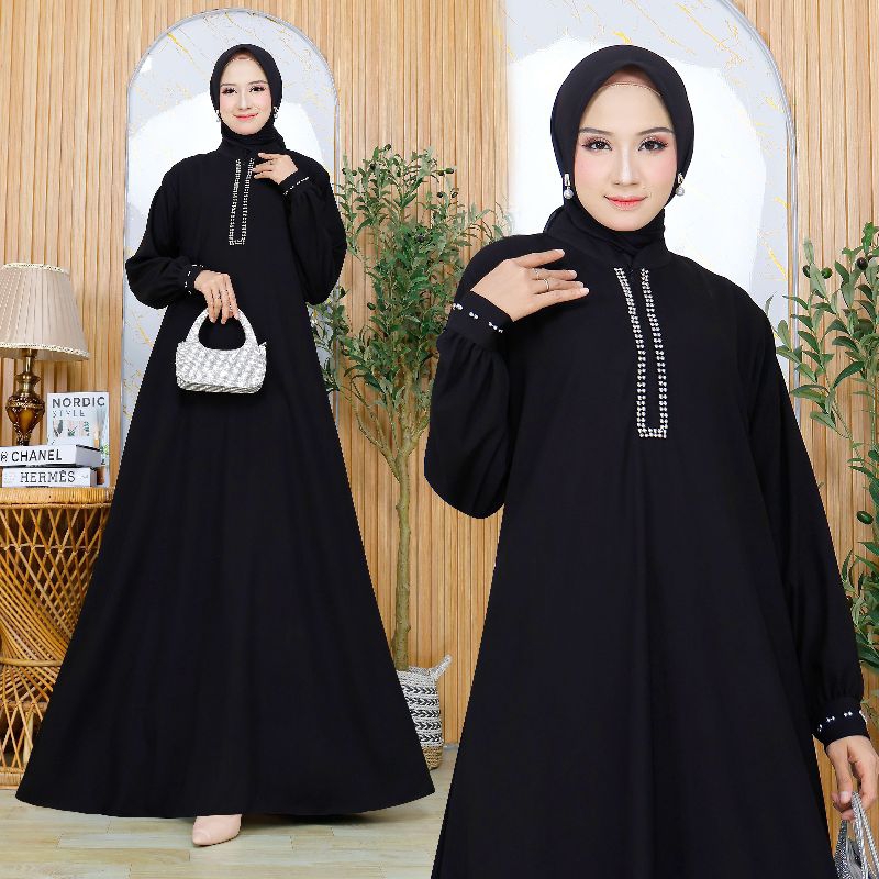Gamis Muslim Terbaru,Gamis Murah Gaun Pesta Muslimah Baju Pesta Wanita Kondangan Mewah JET Import Ke