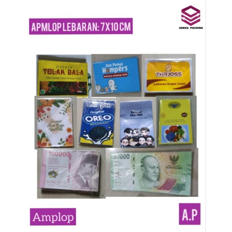 

Amplop Lebaran 7x10 cm/amplop Thr/Angpo Lebaran