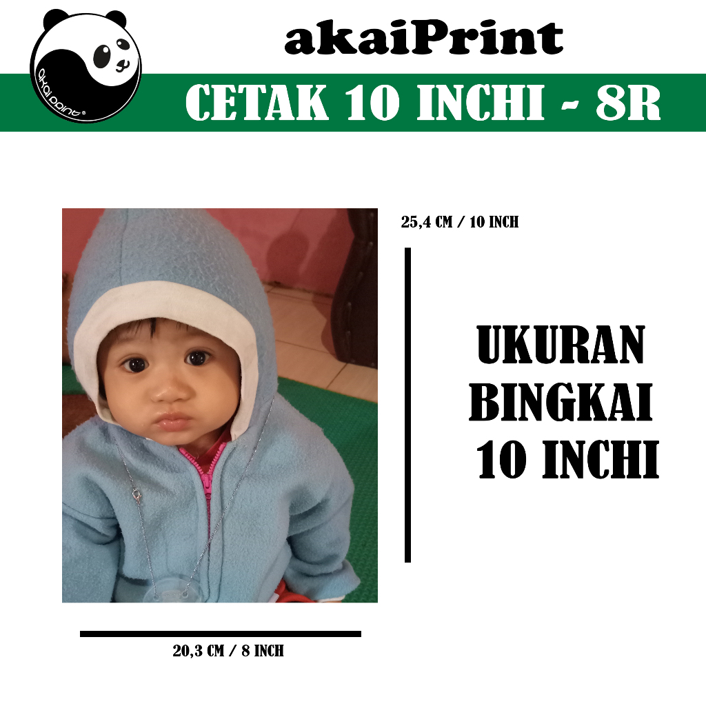 

Cetak foto 10 inchi(8R) ,kertas silky(waterproof),MEDAN