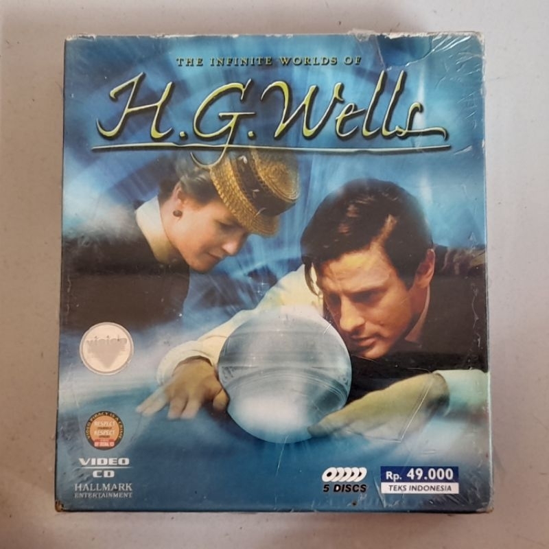 VCD The Infinite Worlds of H. G. Wells (2000 Hallmark) 5 Disc ORIGINAL Vision VideoCD SEALED