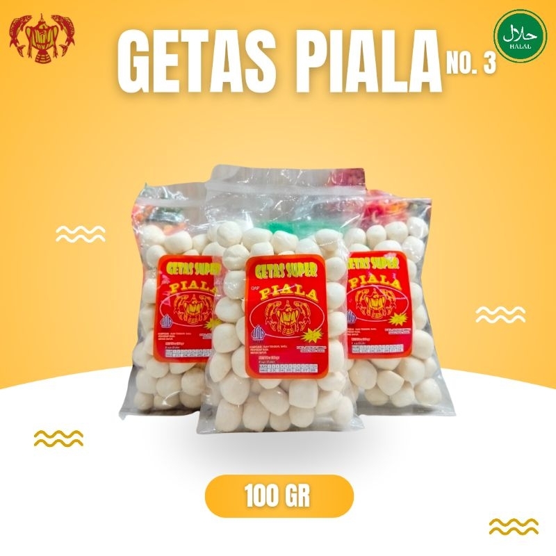 

Getas Super ikan tenggiri khas Bangka cap Piala No. 3, 100gr