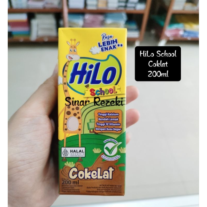 

200ml!! Susu Coklat HiLo/susu cokelat HiLo school