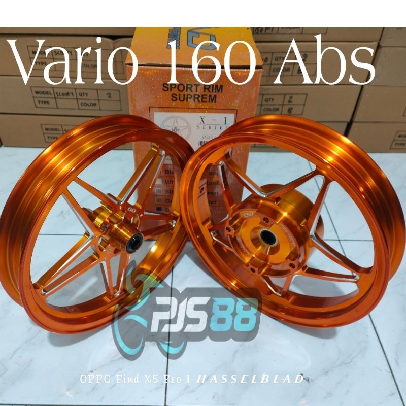 Velg Delkevic X1 Vario 160 Cbs & Abs / Pelek Racing Delkevic Bintang 185/215-14 Vario 160 Abs & Cbs