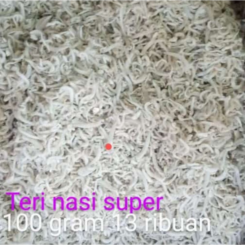 

Teri Nasi Super 100 gram 13.000