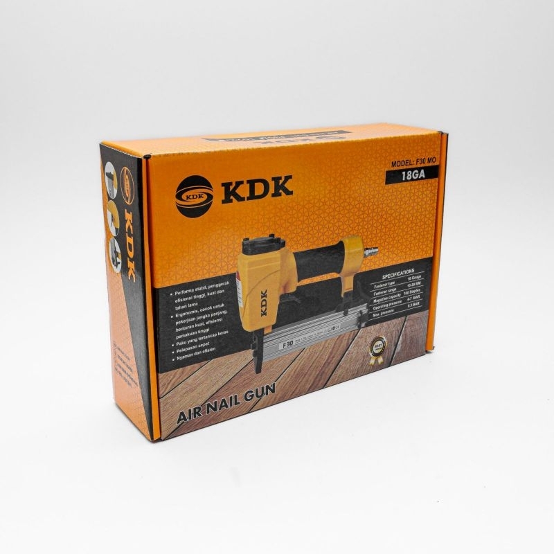KDK Gun Air Nailer F30 F 30 Staples Stapler Tembak Kompresor Angin Alat Paku Tembak Lurus Alat Paku 