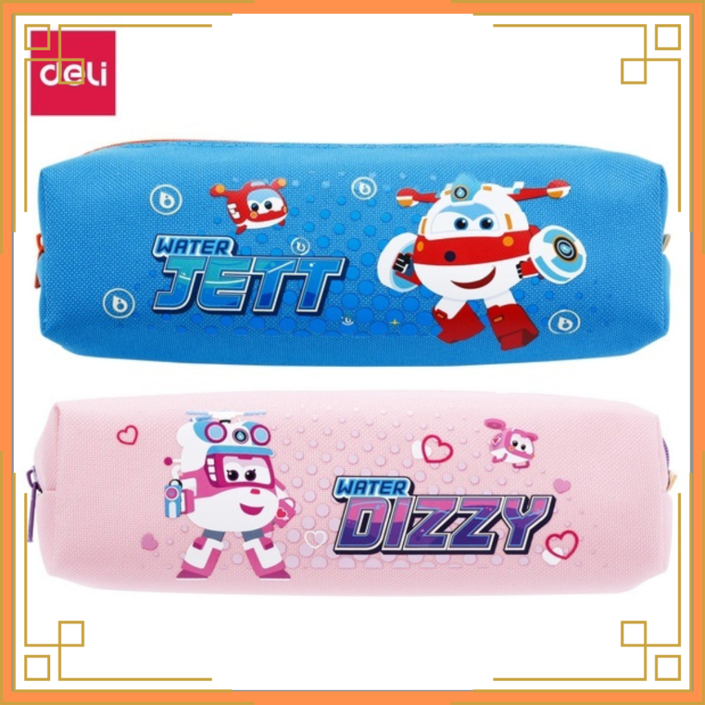 

DELI Tempat Pensil Deli Super Wings | Kotak Pensil Deli Pencil Case Cute Super Wings Lucu | EH921