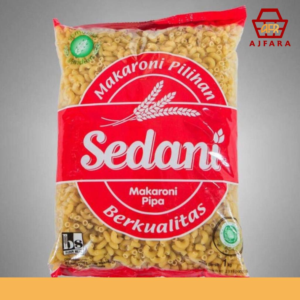 

Sedani Makaroni Pipa 1 Kg, Sedani Makaroni Spiral 1 Kg, atau Sedani Spaghetti 1 Kg