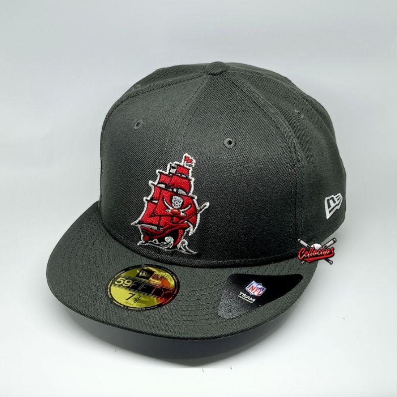 Topi Original New Era 59Fifty Tampa Bay Buccaneers Dark Grey