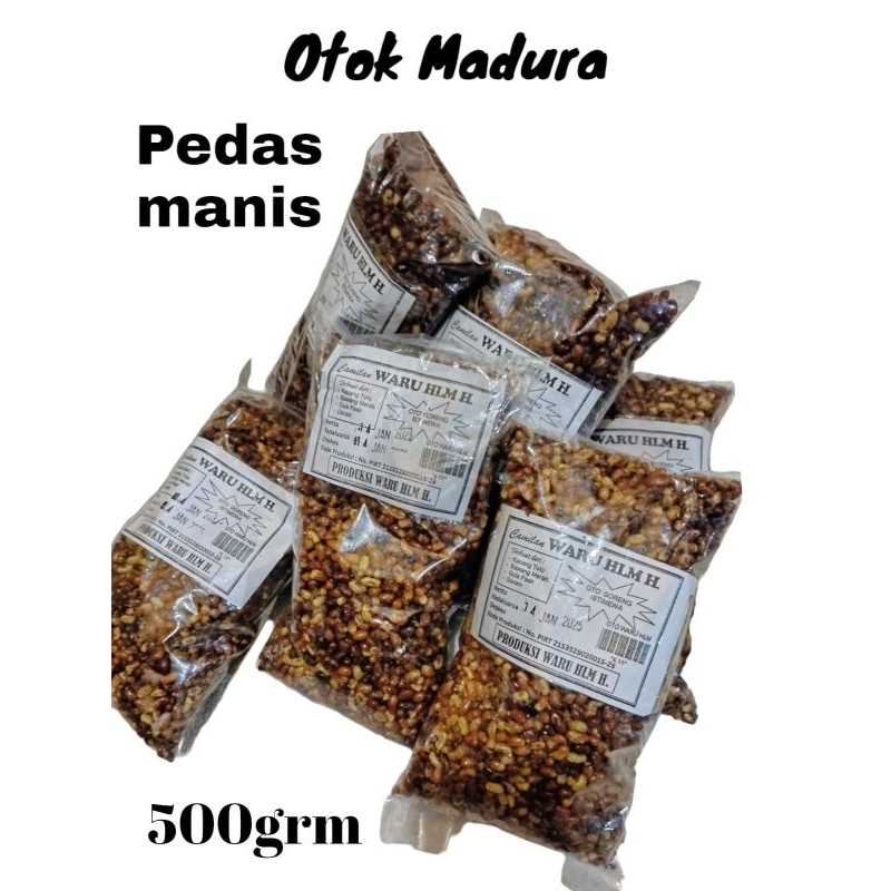 

Kacang Otok Madura Pedas Manis HLM H (500gr)-Kacang Tolo Khas Madura TERMURAH