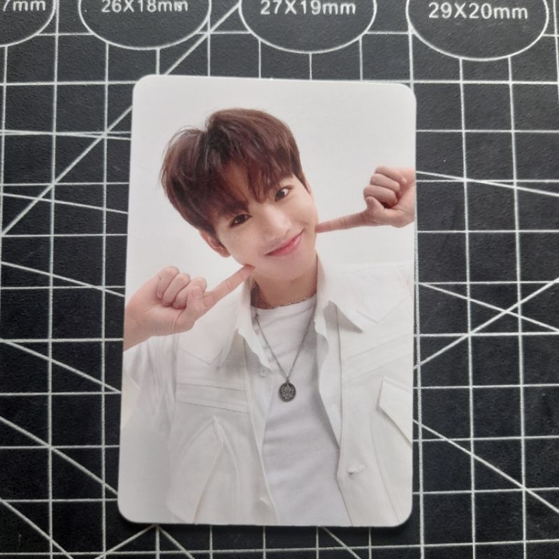 photocard pc junkyu tuspi tusuk pipi