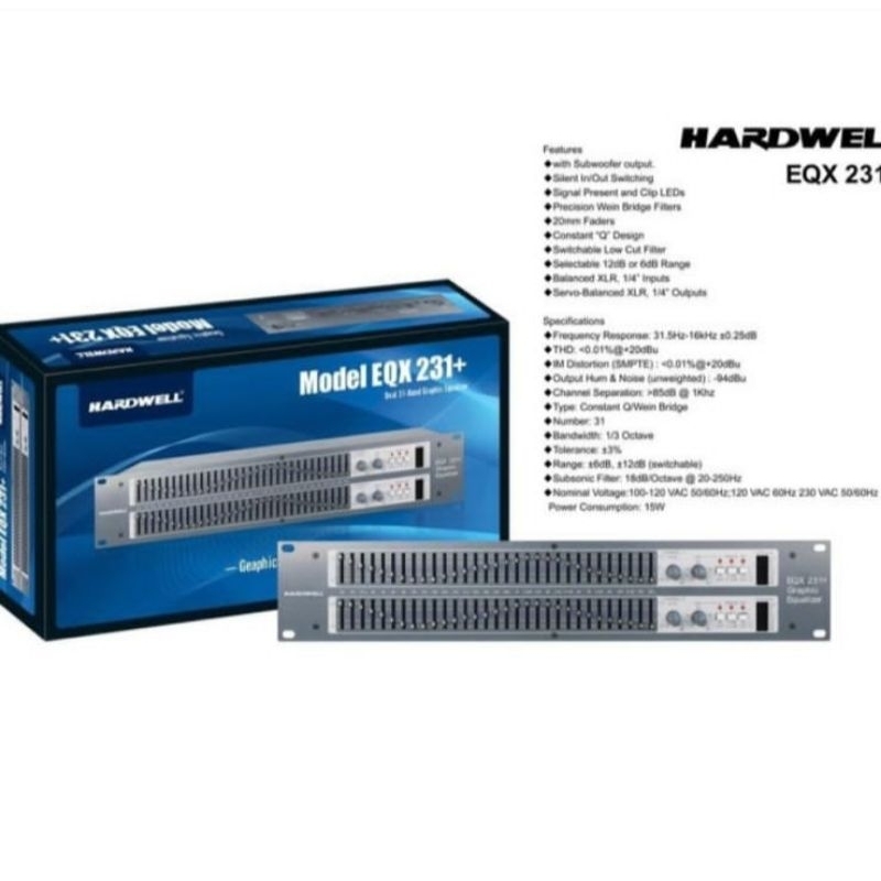EQUALIZER HARDWELL EQX 231+ ORIGINAL