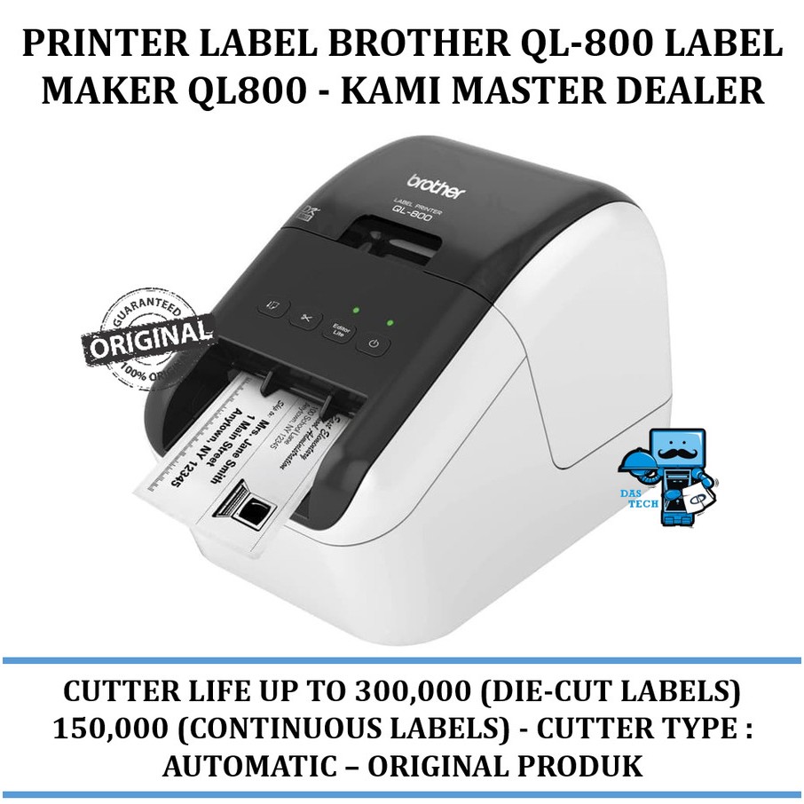 

Printer Label Brother QL-800 Label Maker QL800 - Kami Master Dealer