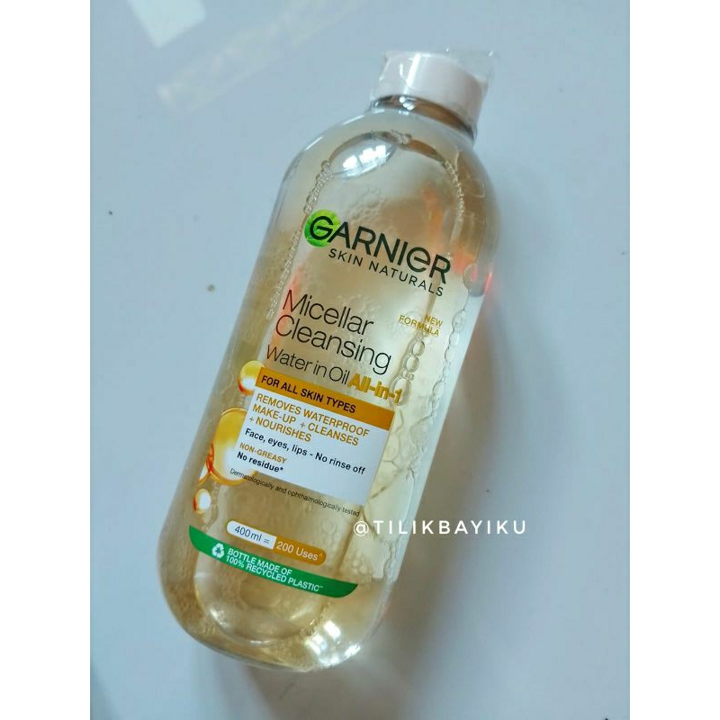Garnier Micellar Water 400ml Water in Oil Kuning New Formula