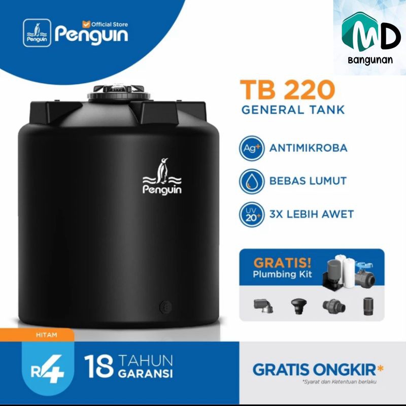 Tangki Air / Tandon Air / Toren Air Penguin TB 220 2200 Liter, Isian 2.250 Liter General Tank