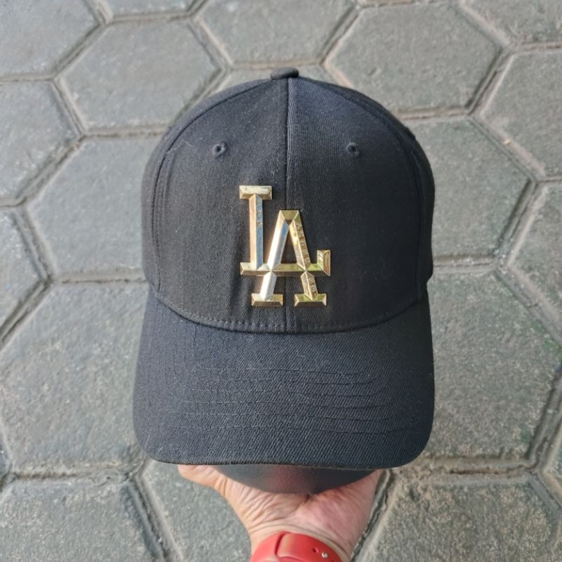 TOPI MLB LA DODGERS LOGO BESI GOLD SECOND ORIGINAL