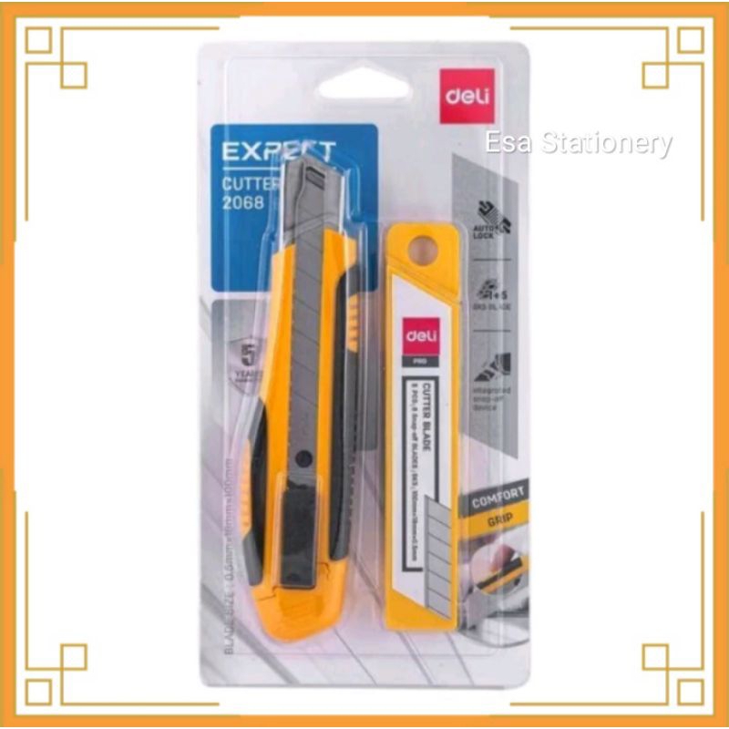 

Deli E2068 Cutter/Cutter-Soft-touch Big Cutter Value Pack