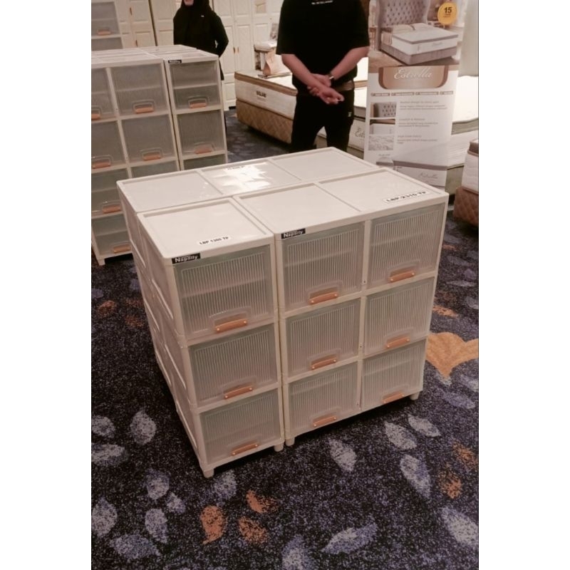 lemari Cabinet plastik 3 susun