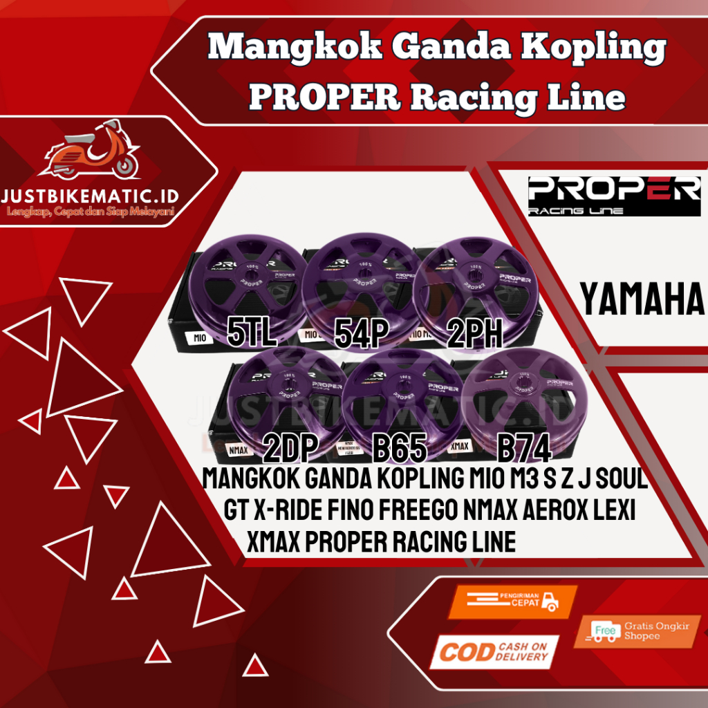 Mangkok Rumah Kampas Ganda Kopling Clutch Bell Mio M3 S Z J Sporty Smile Nmax Aerox Lexi XMAX Soul G