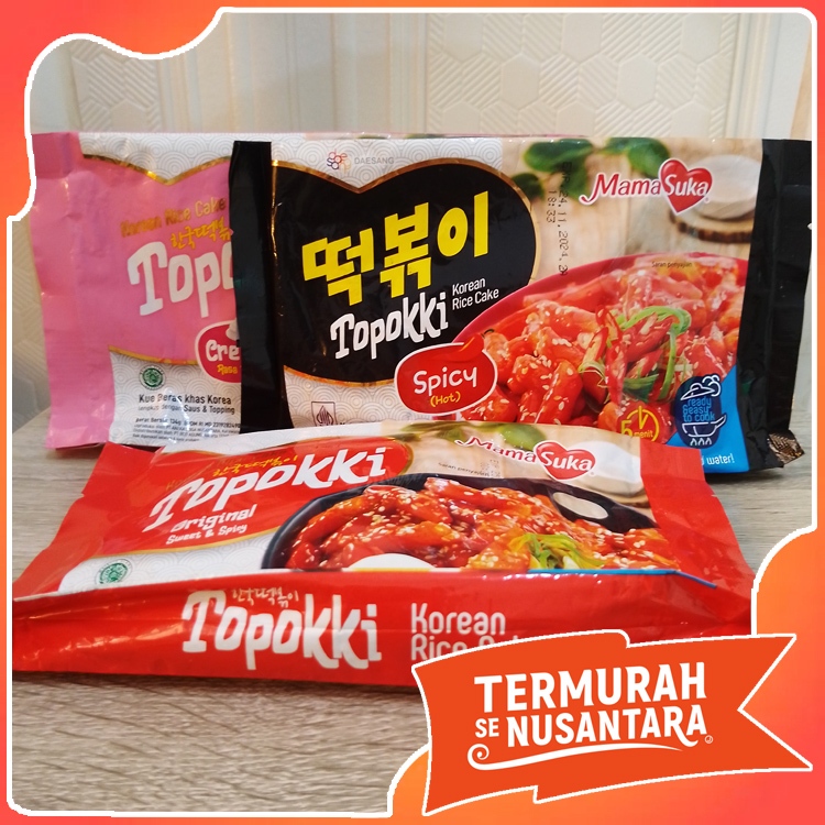 

Topokki Instan Korea Rice Cake Mama Suka 134gr