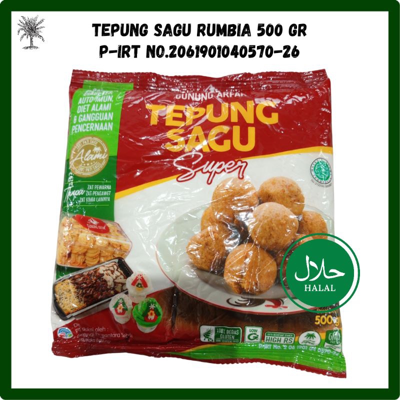 TEPUNG SAGU RUMBIA 500 GR