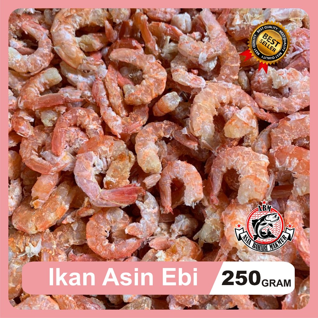 

JKL Ikan Asin Ebi Kering Udang Ebi Tanpa Kulit 250 gr