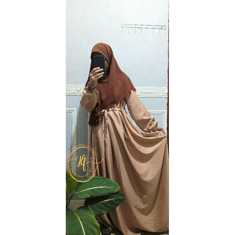 GAMIS POLOS REMPEL BAWAH SYAKILA PREMIUM