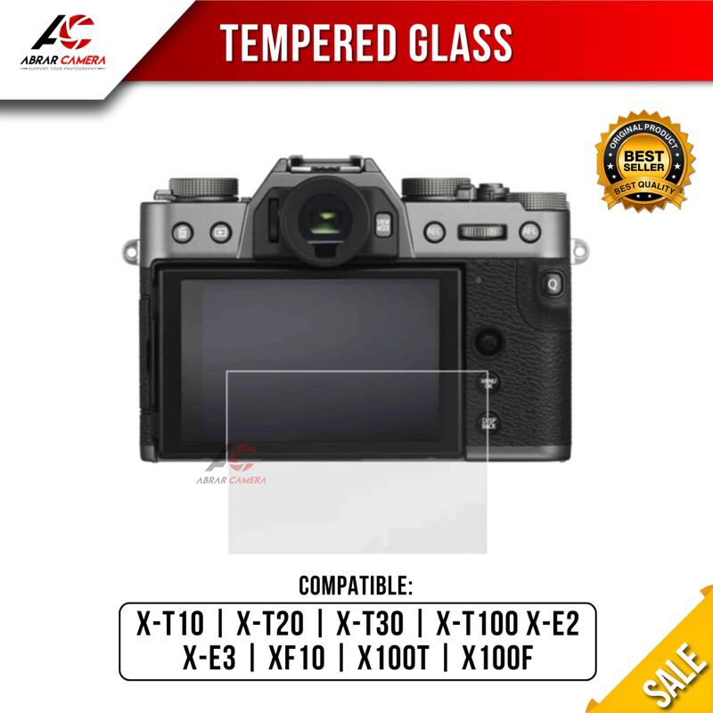 Tempered Glass Anti Gores Fujifilm XT30 XT100 XT20 XT10 XE3 X100T XF10 lcd kamera mirrorless