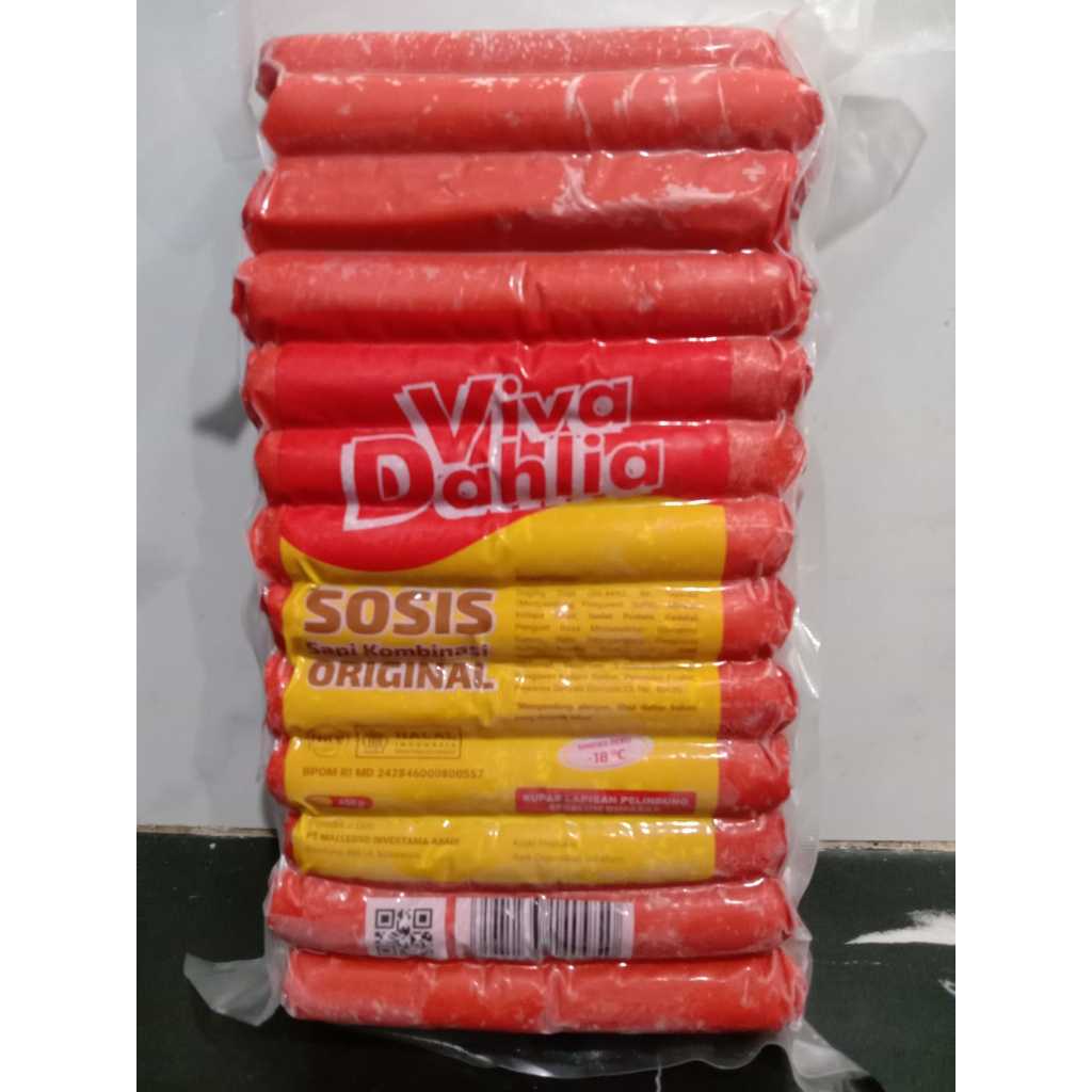 

Sosis Viva Dahlia 450 g isi 25 Pcs