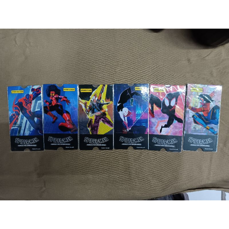Collectible Ticket spiderman accross the spiderverse CGV original