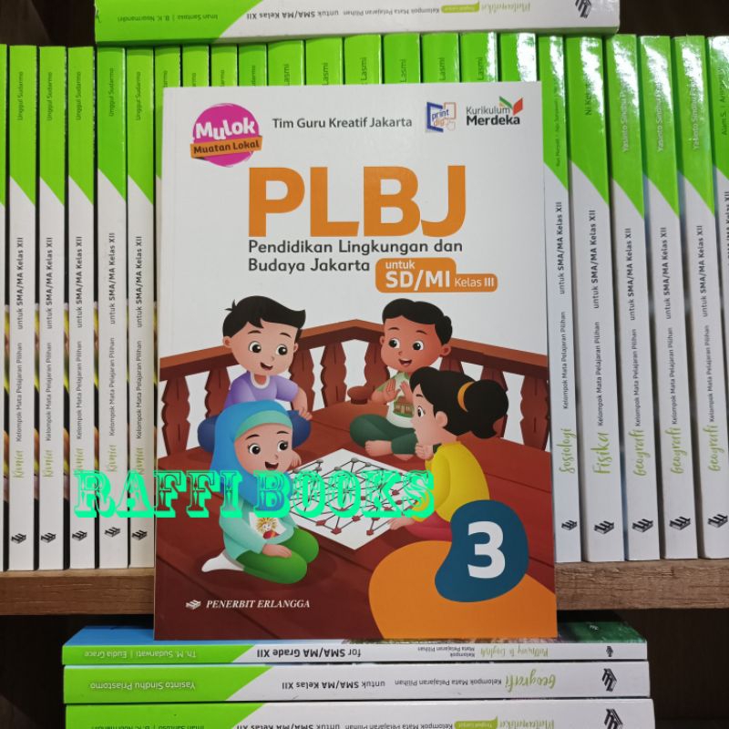 Buku PLBJ Kelas 3 SD/Mi Erlangga Kurikulum Merdeka Original