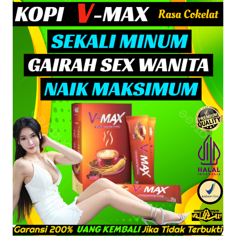

KOPI UNTUK BERCINTA KOPI V-MAK RASA COKELAT BPOM MINUMAN PENAMBAH STAMINA WANITA HALAL BPOM