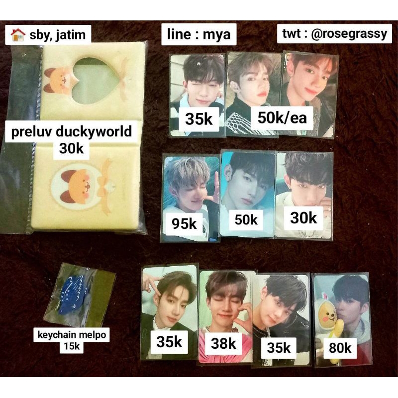 Photocard pc zhanghao hanbin gyuvin zb1 zerobaseone