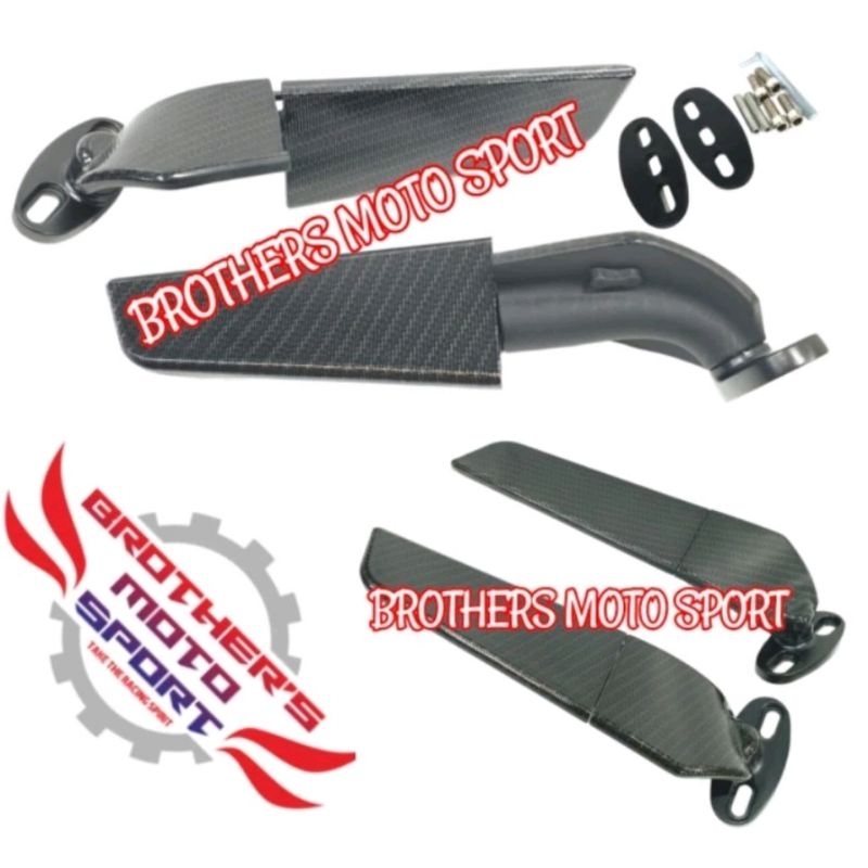 spion winglet carbon gsx R150 spion stealth spion sayap gsx r150