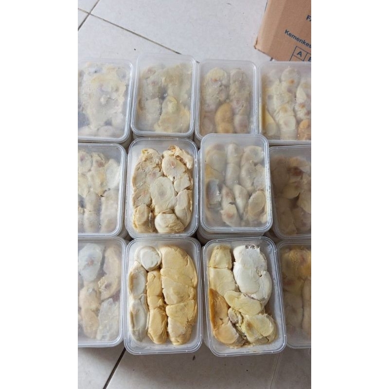 

Durian Kupas Sumatera kemasan 900 Gram