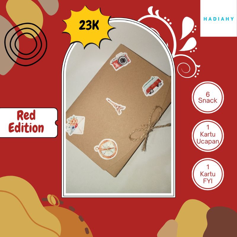 

Hampers Snack Box / Hampers Red Edition / Hampers Wisuda / Hampers Sempro / Hampers Ulang Tahun