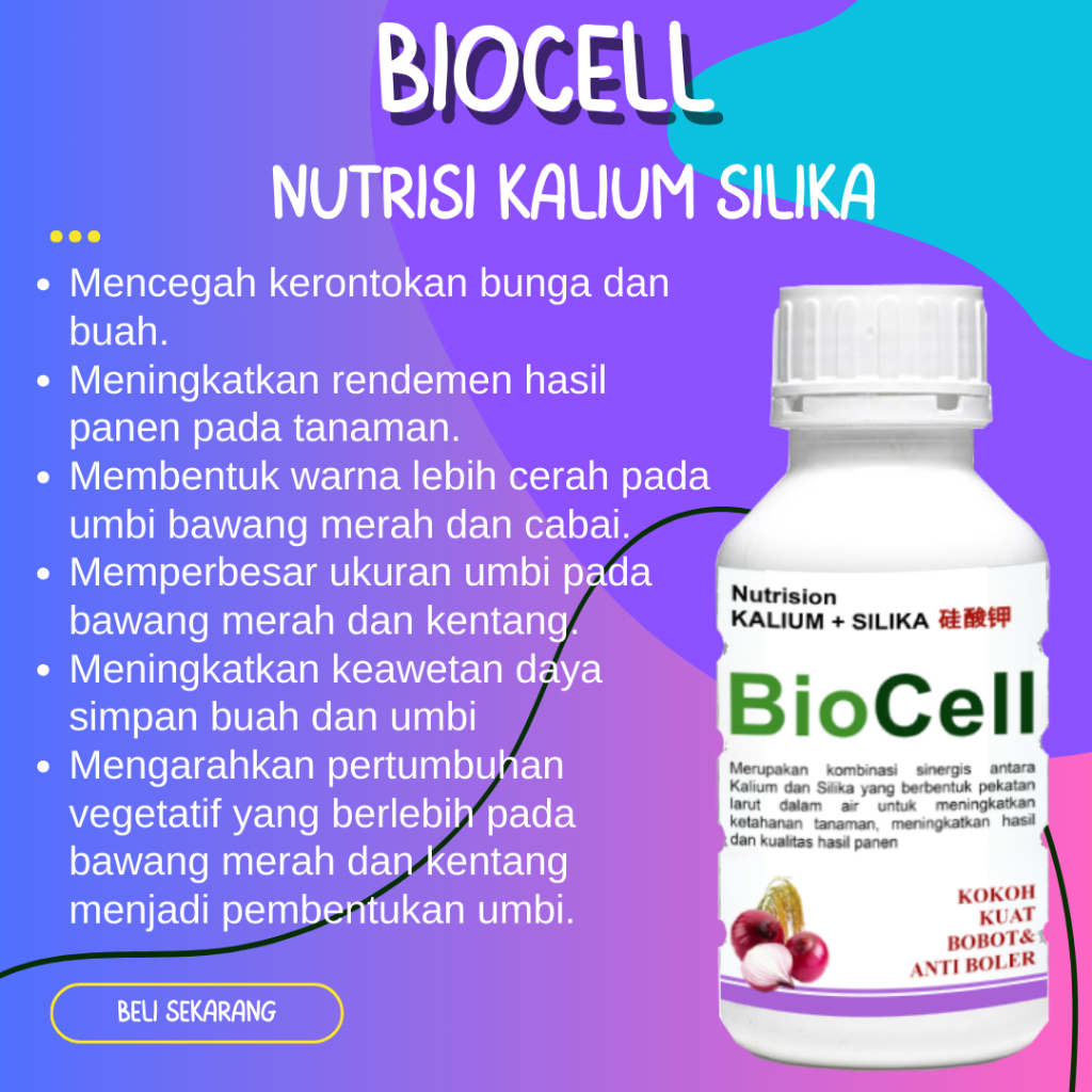 Biocell 500 ml Pupuk Kalium Silika Boron