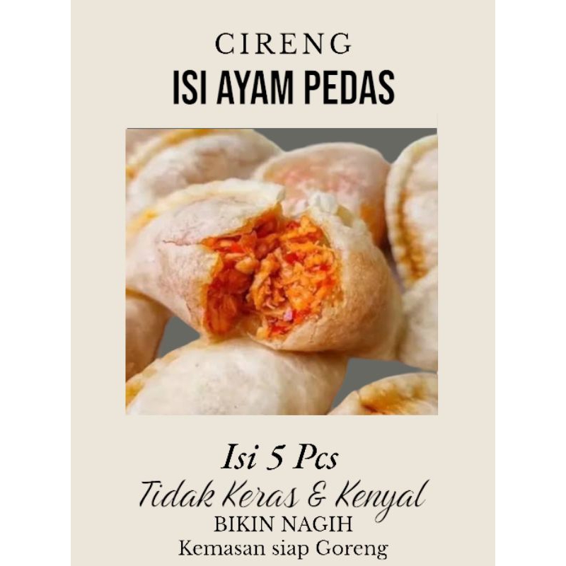 

CIRENG ISI AYAM PEDAS