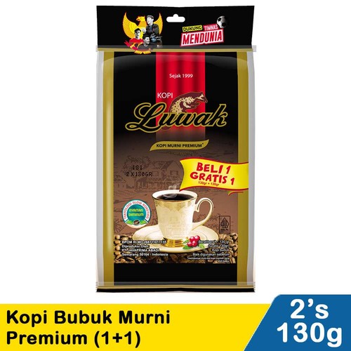 

luwak kopi bubuk murni 2x130gr